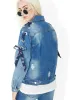 Garden Variety Lace-Up Denim Jacket sold by Dolls Kill