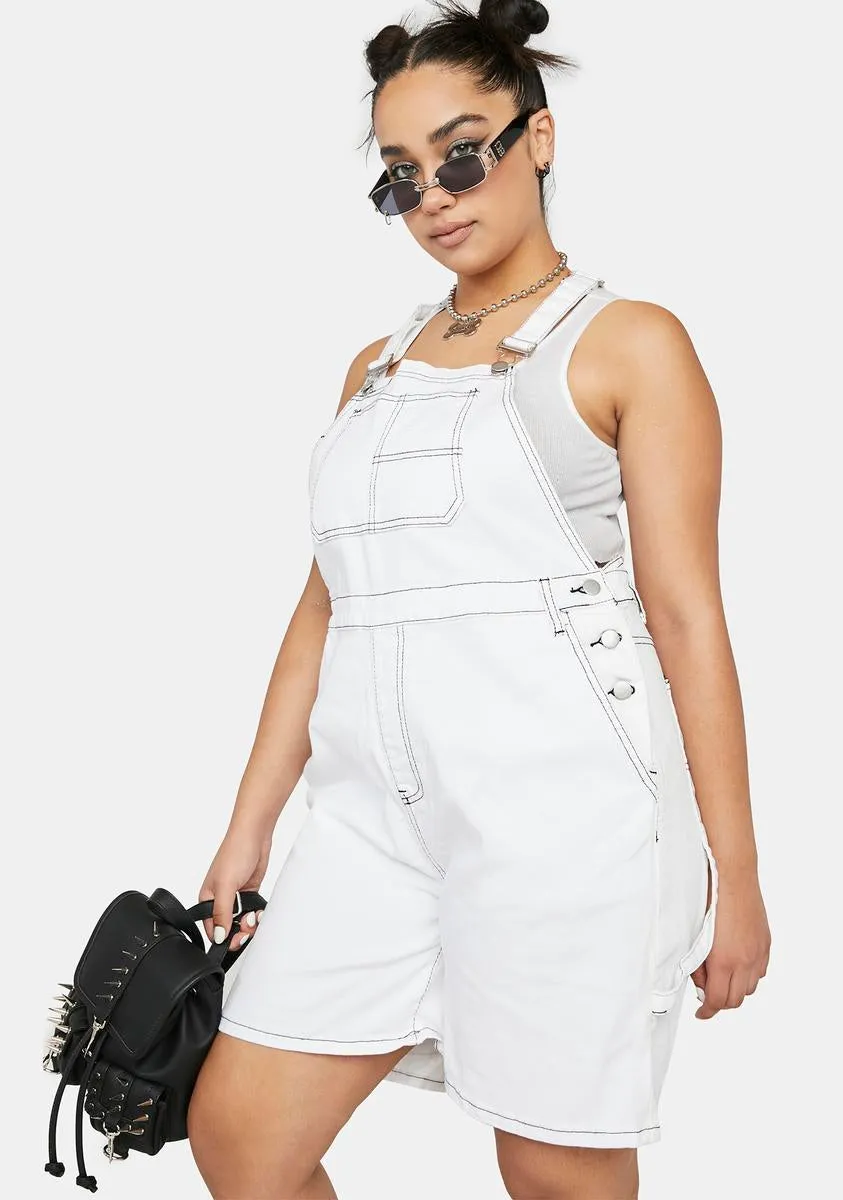 Plus Chill I Can Fix That Denim Shortalls sold by Dolls Kill product image thumbnail 2