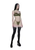 Hidden Secrets Lace Bralette - Olive sold by Dolls Kill
