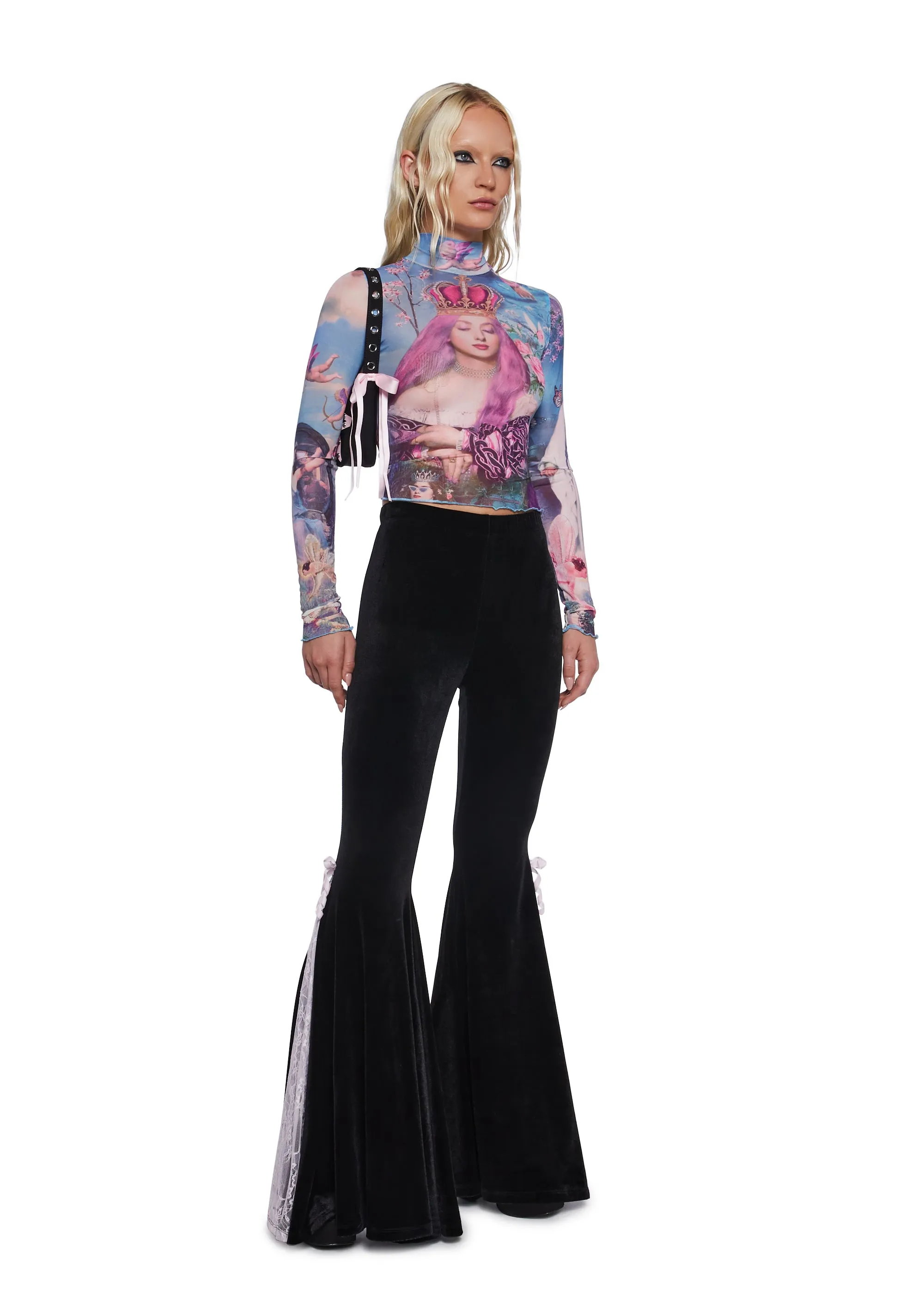 Once Upon A Dime Mesh Top sold by Dolls Kill product image thumbnail 2