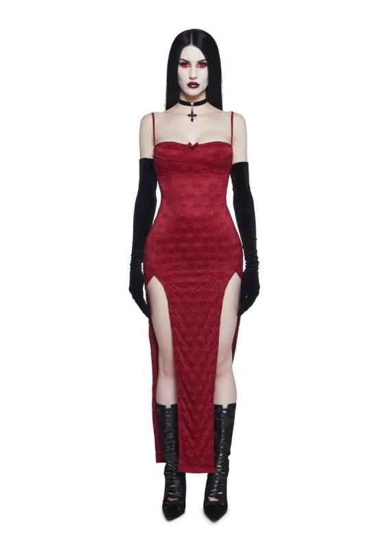 Bloodlust Dreams Maxi Dress sold by Dolls Kill