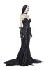 Darkest Dance Satin Maxi Dress sold by Dolls Kill