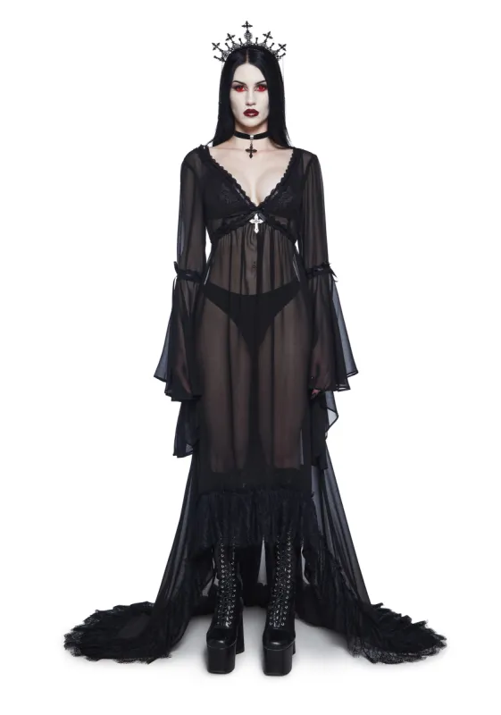 Stake My Heart Maxi Dress sold by Dolls Kill