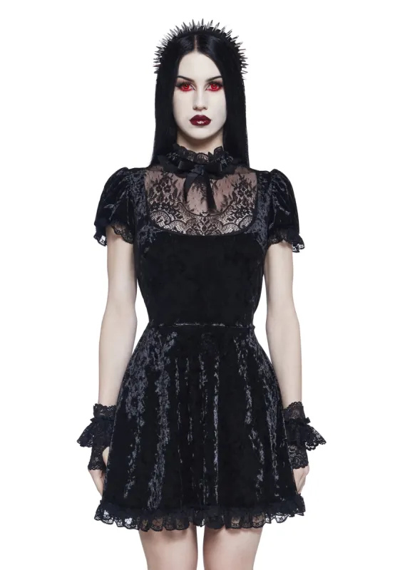 Dark Obsession Mini Dress sold by Dolls Kill