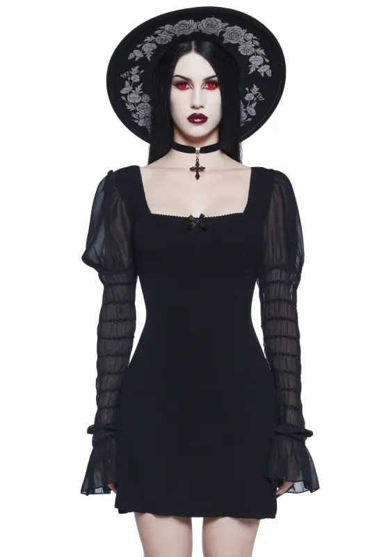 Loved By Death Mini Dress sold by Dolls Kill