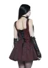 Sultry Sins Brocade Mini Dress - Red sold by Dolls Kill