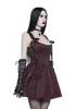 Sultry Sins Brocade Mini Dress - Red sold by Dolls Kill