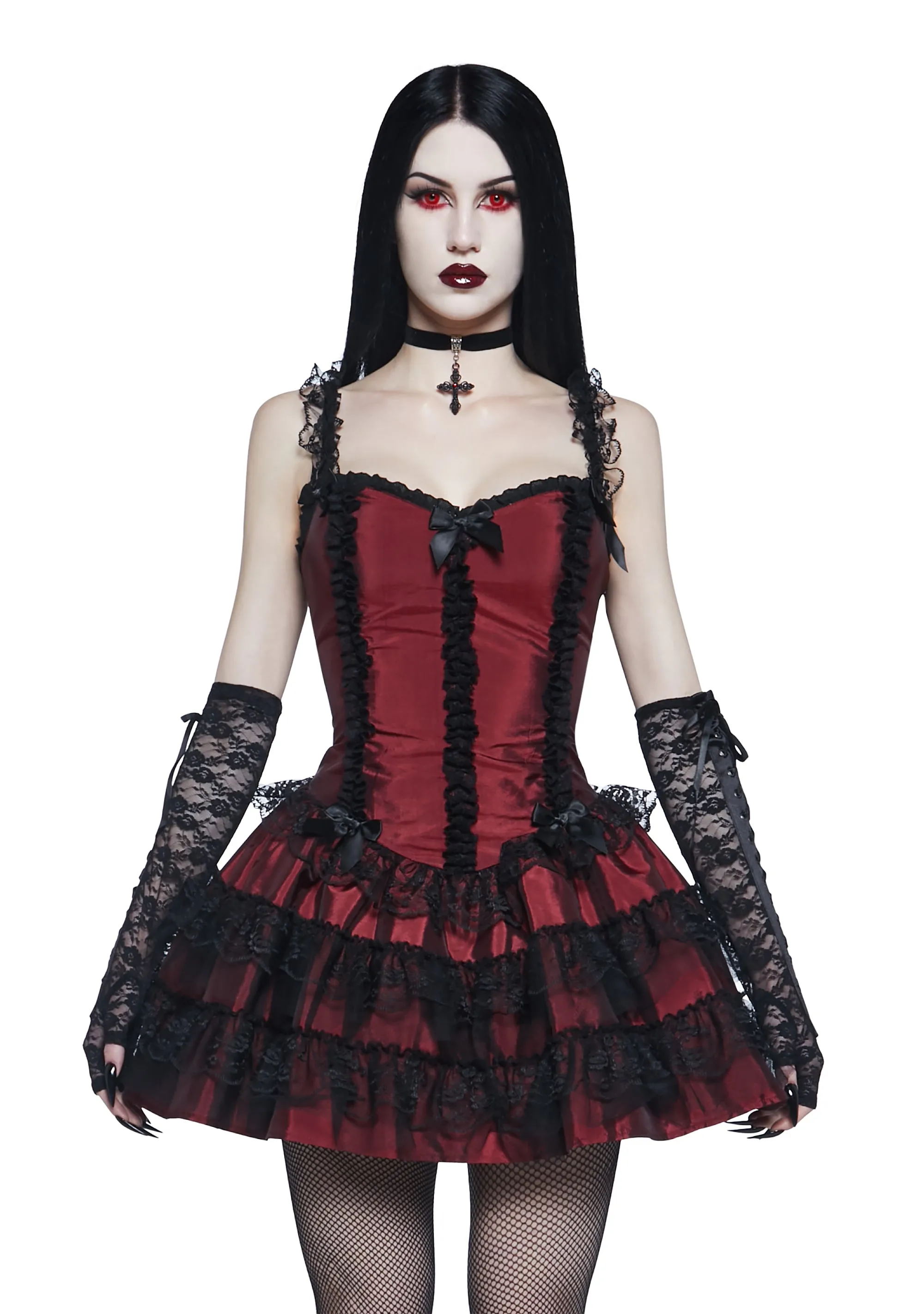 Forsaken Nights Mini Dress sold by Dolls Kill