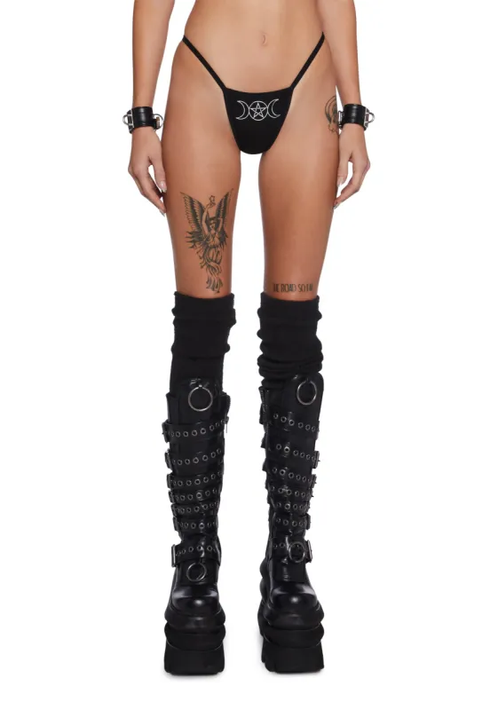 Symbols Graphic Thong sold by Dolls Kill