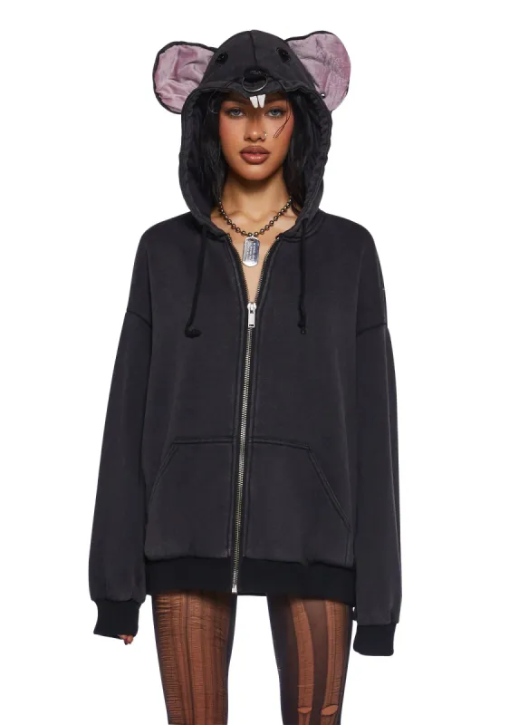 Gnaw On This Zip Hoodie sold by Dolls Kill