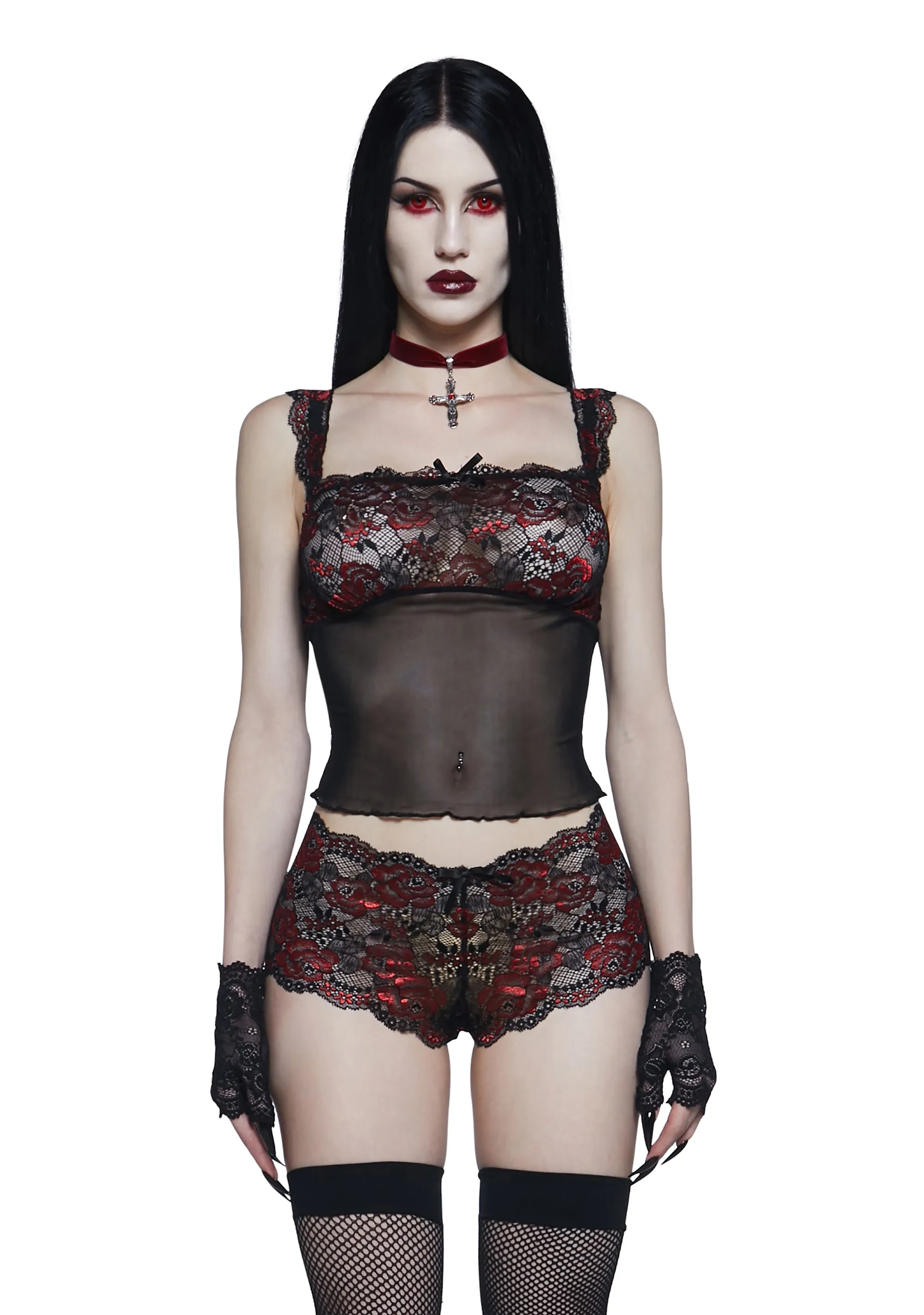 Upside Down Sleep Lingerie Set sold by Dolls Kill