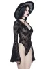 Pursuit Of Blood Mesh Bodysuit - Black sold by Dolls Kill