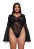 Pursuit Of Blood Mesh Bodysuit - Black sold by Dolls Kill