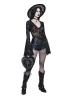 Pursuit Of Blood Mesh Bodysuit - Black sold by Dolls Kill