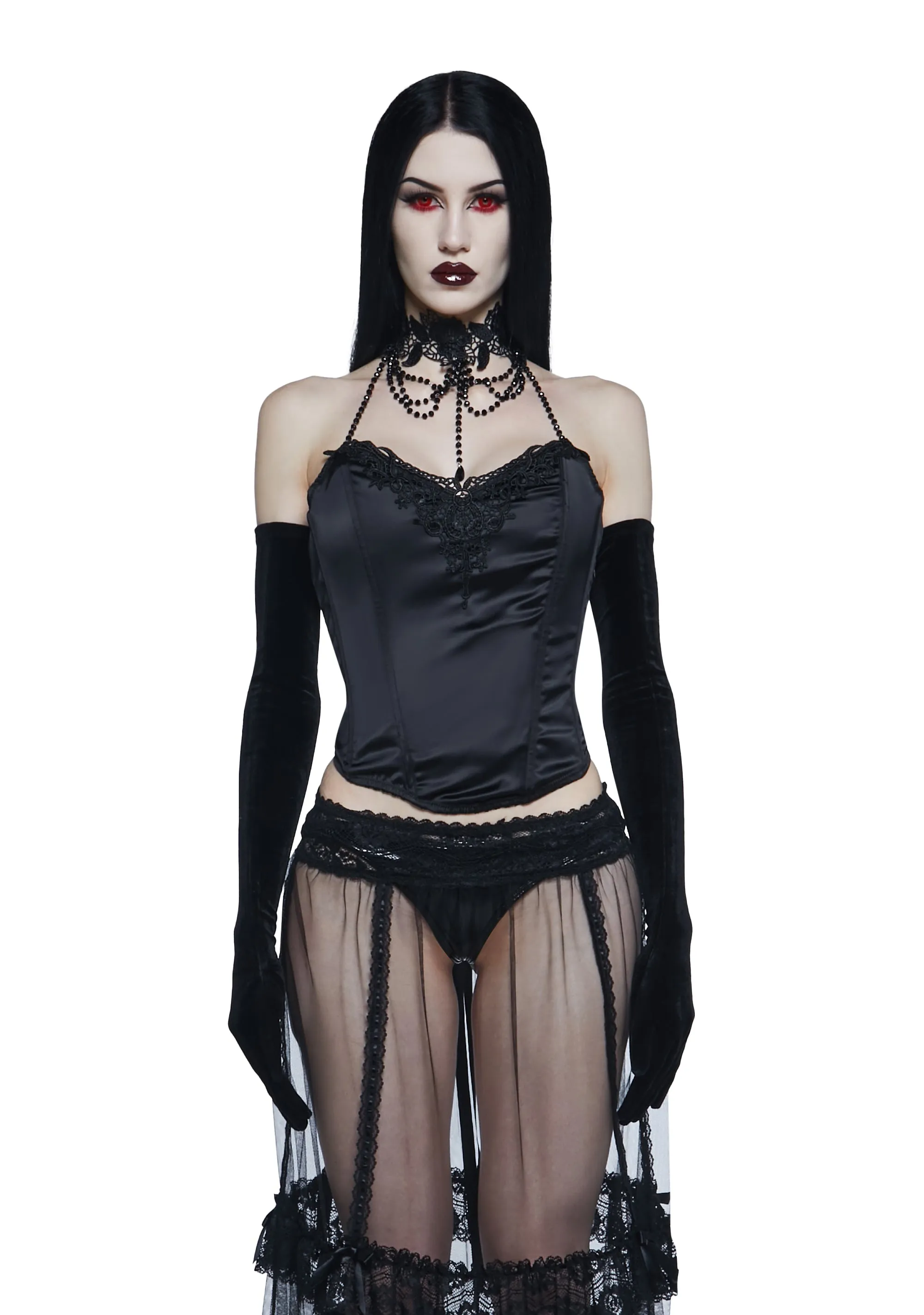 Very Nature Corset Top sold by Dolls Kill