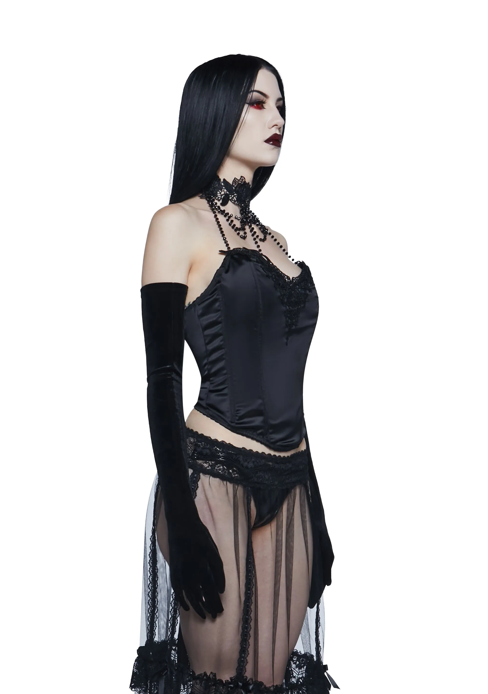 Very Nature Corset Top sold by Dolls Kill product image thumbnail 3