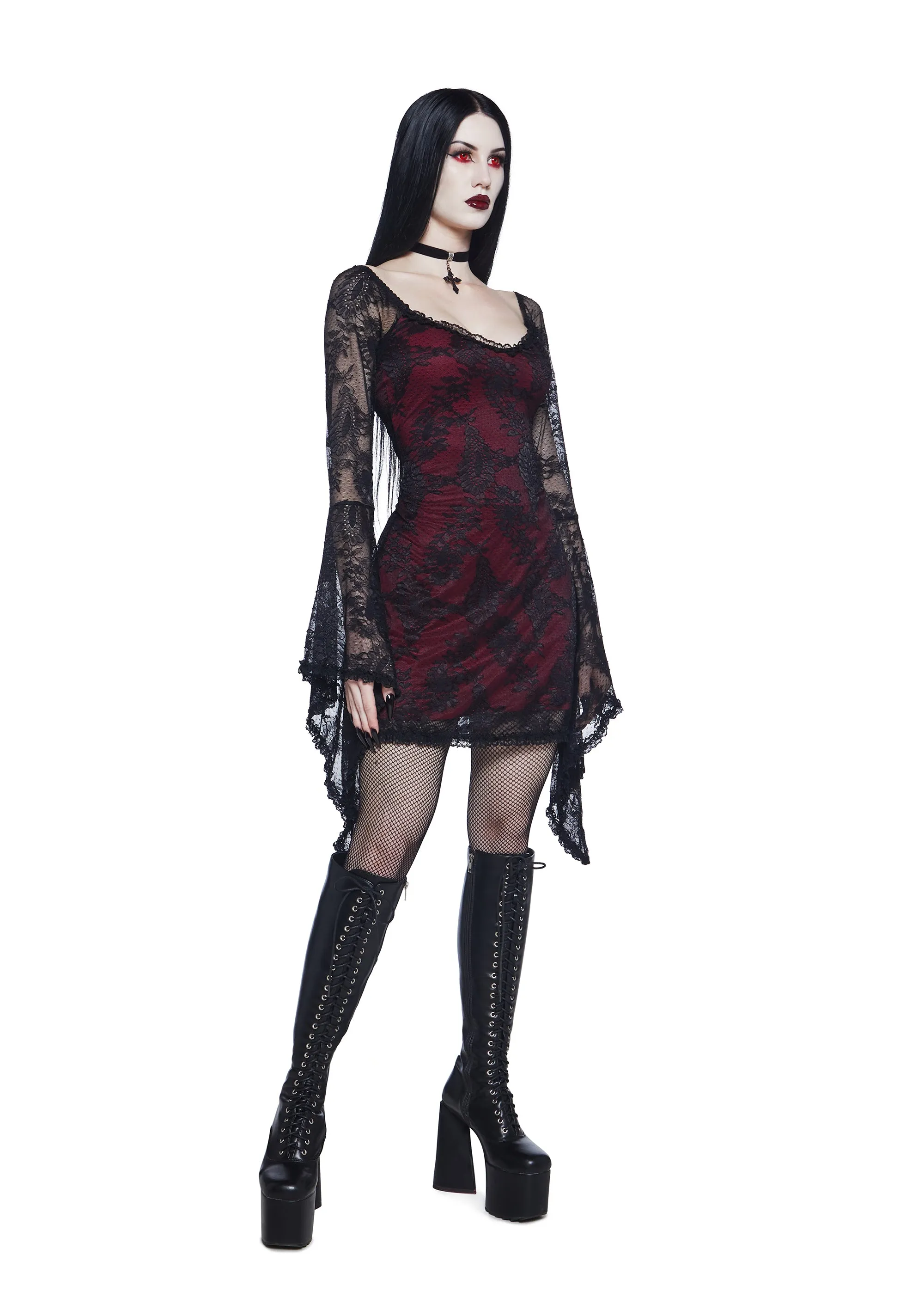 Eternal Devotion Lace Dress sold by Dolls Kill product image thumbnail 5
