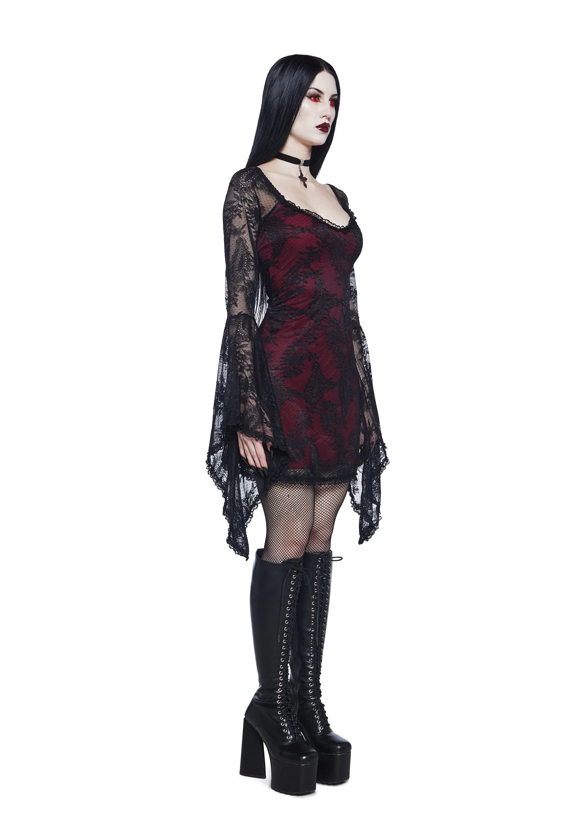 Eternal Devotion Lace Dress sold by Dolls Kill product image thumbnail 3