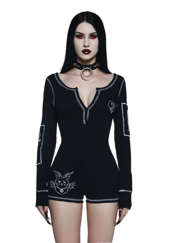 Waking Nightmare Thermal Onesie sold by Dolls Kill