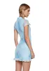 Up Too Late Mini Dress - Blue sold by Dolls Kill