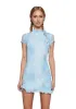 Up Too Late Mini Dress - Blue sold by Dolls Kill