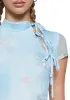 Up Too Late Mini Dress - Blue sold by Dolls Kill