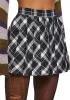 Rad Omens Pleated Mini Skirt - Plaid sold by Dolls Kill