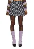Rad Omens Pleated Mini Skirt - Plaid sold by Dolls Kill