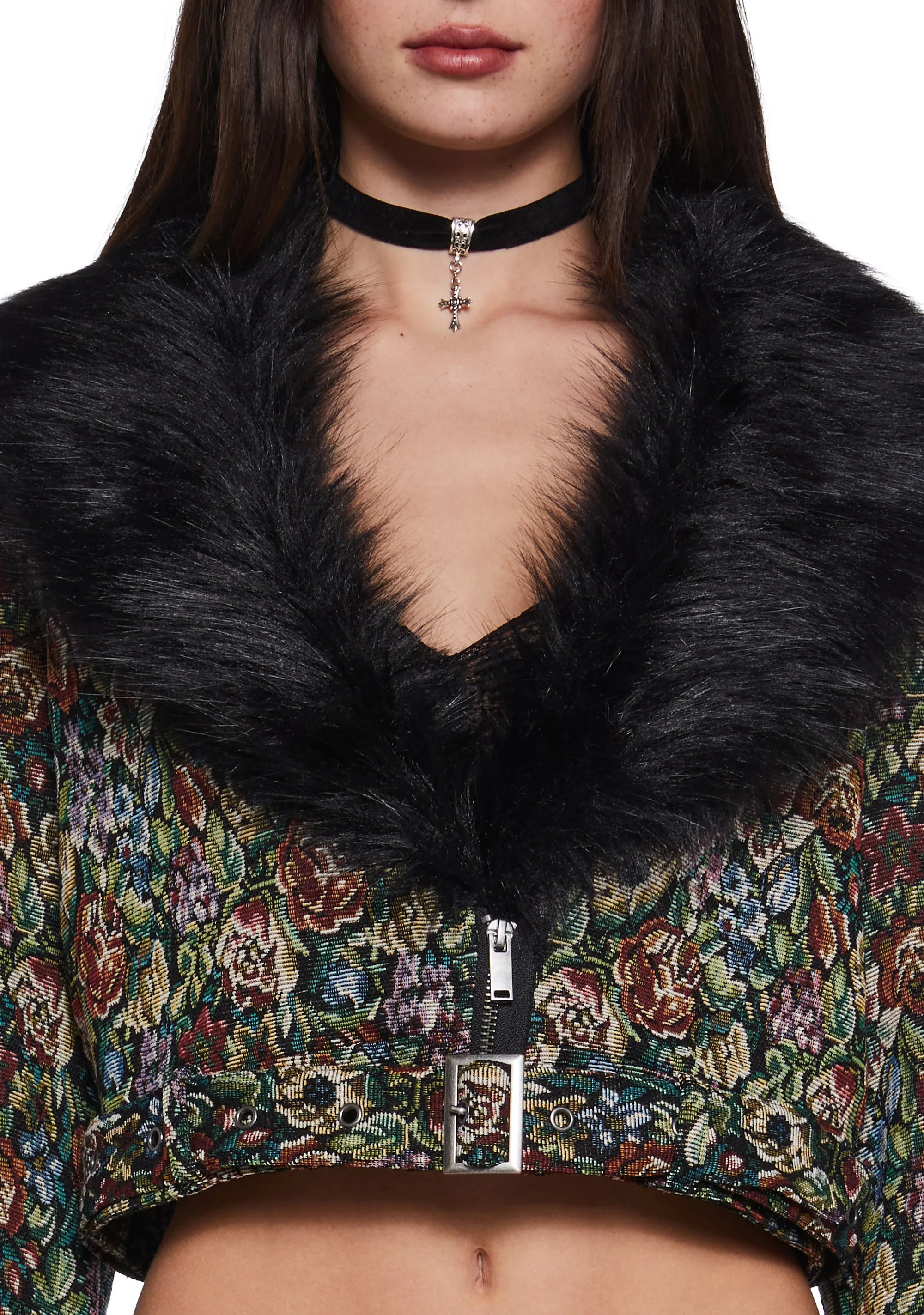 Boheme Garden Moto Jacket sold by Dolls Kill product image thumbnail 5