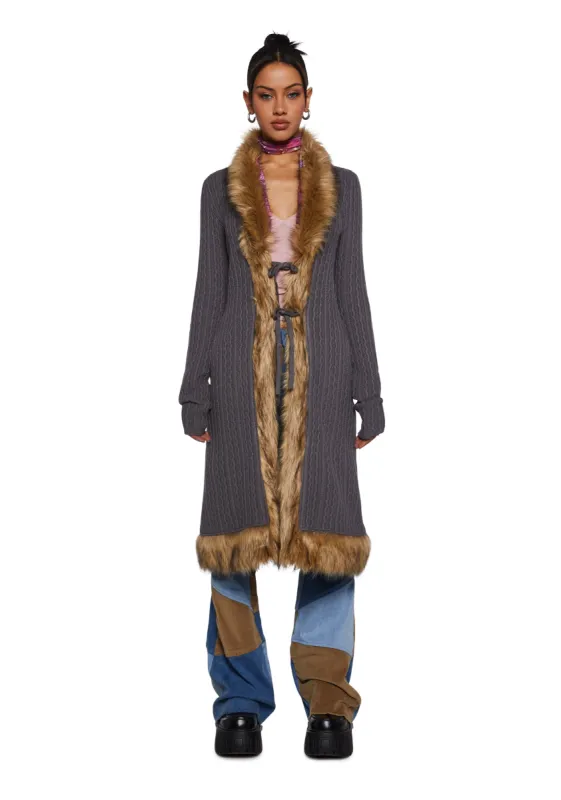 Original Image Knit Cardigan sold by Dolls Kill