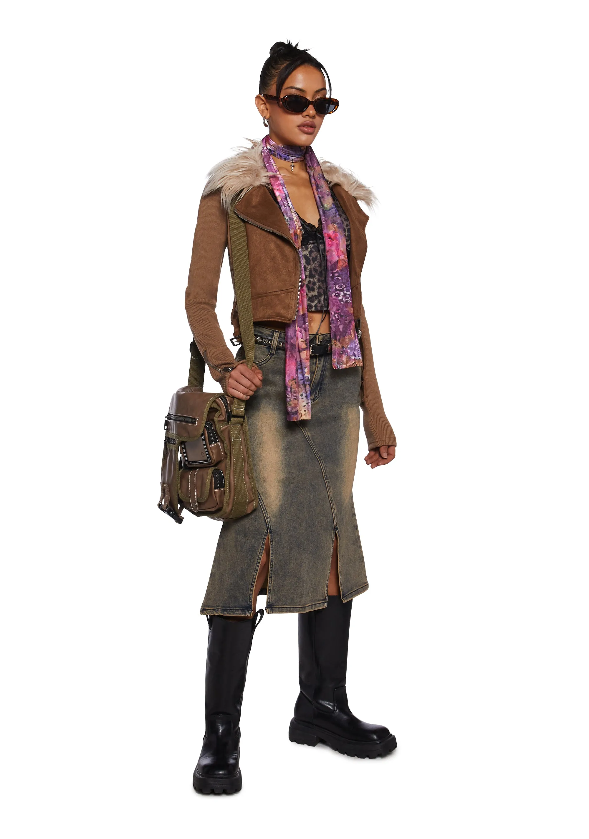 Stand On Business Midi Skirt sold by Dolls Kill product image thumbnail 2