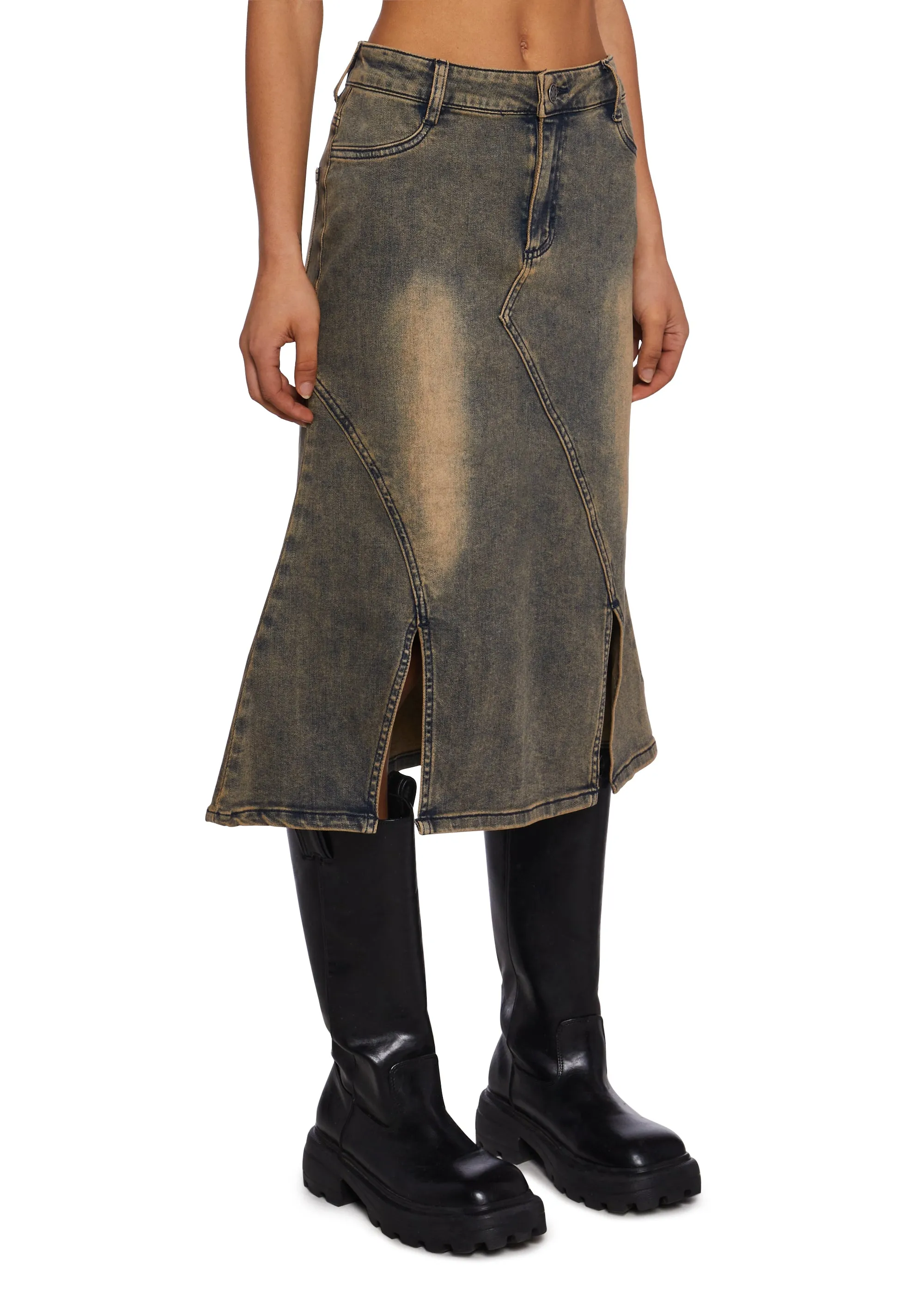 Stand On Business Midi Skirt sold by Dolls Kill product image thumbnail 3