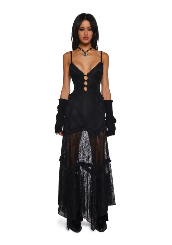 Imagined West Maxi Dress - Black made by Current Mood