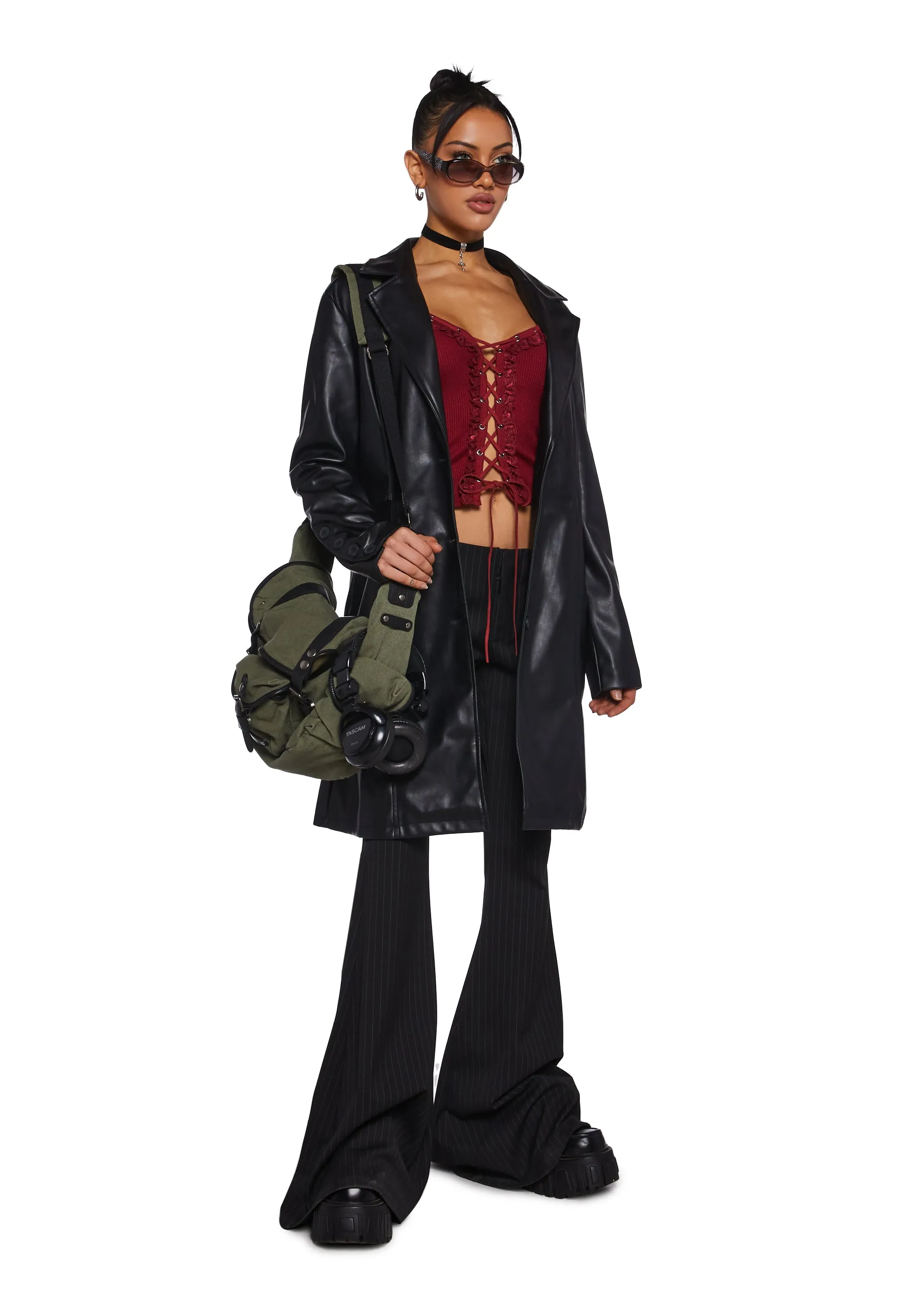 Wish You Would Thermal Long Sleeve Top sold by Dolls Kill product image thumbnail 2