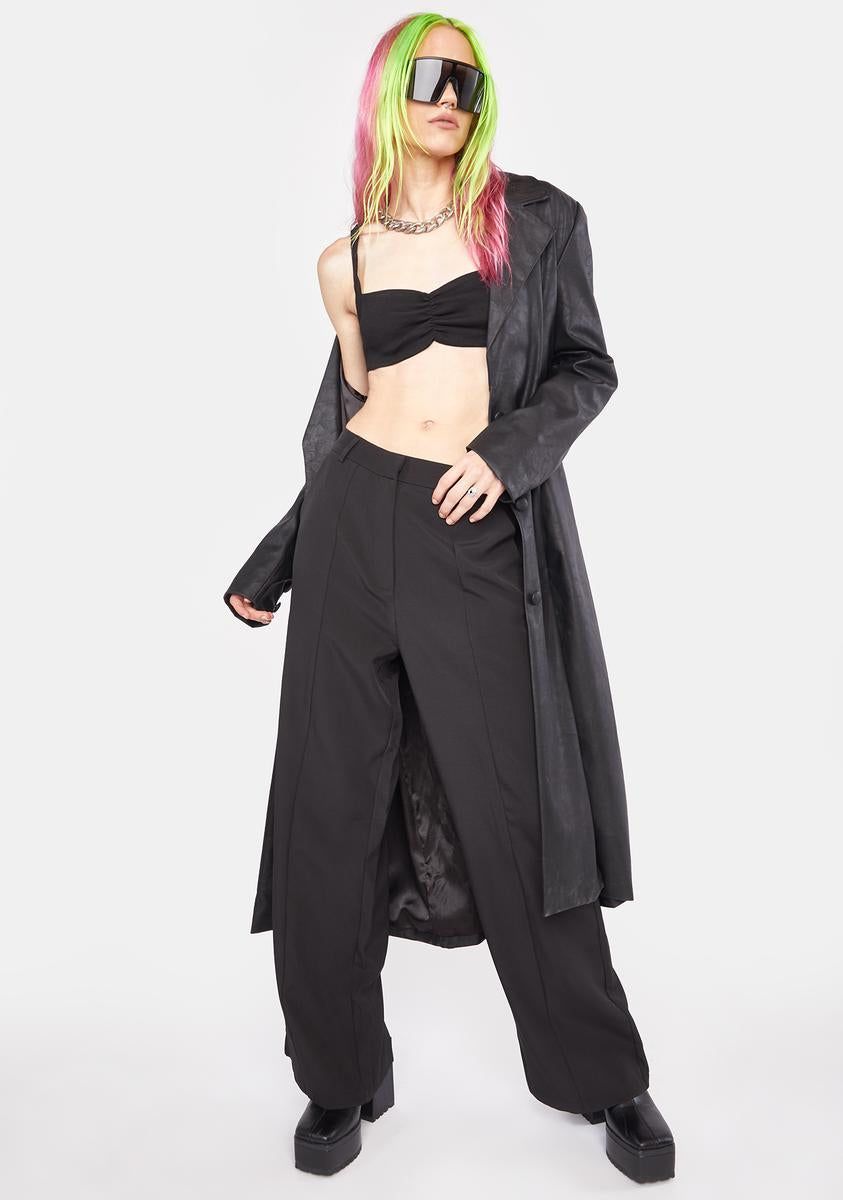 Wait A Minute Ruched Bra Top sold by Dolls Kill product image thumbnail 3