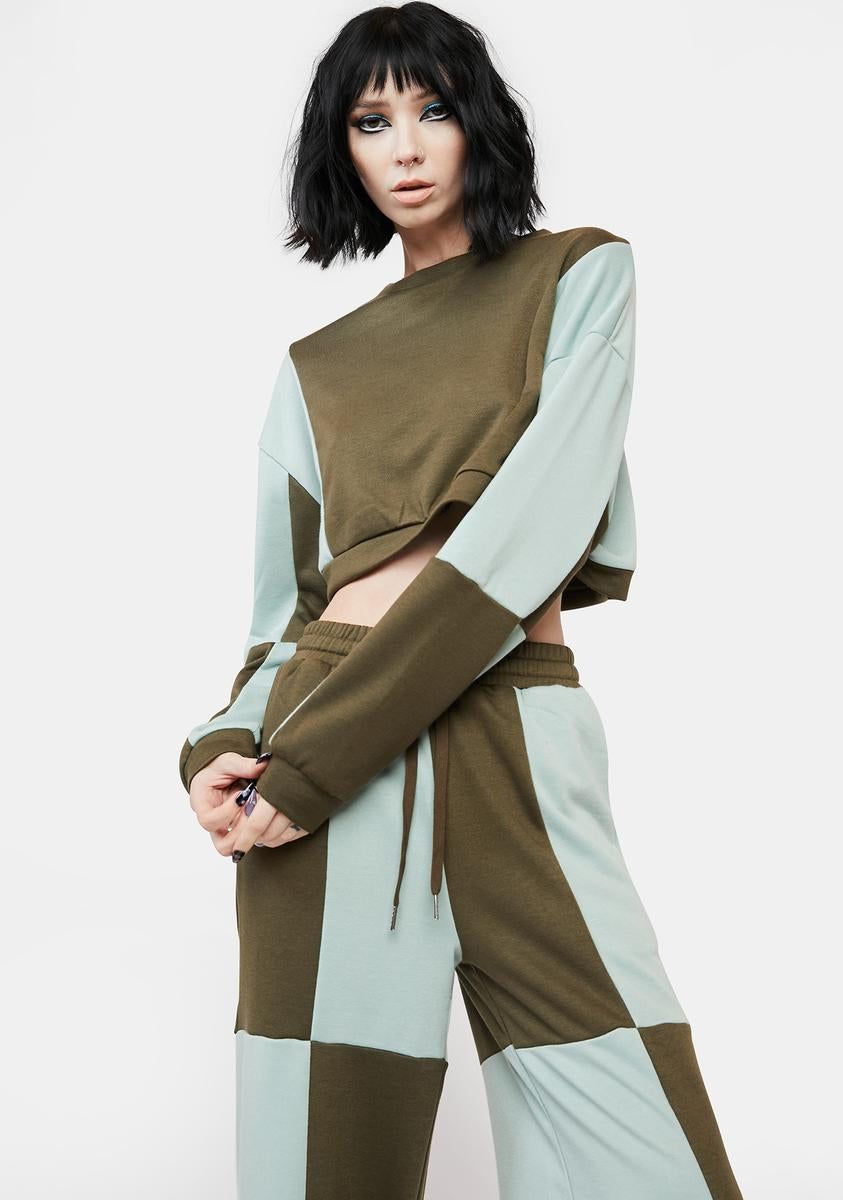 Mind Session Checkered Pants Set sold by Dolls Kill