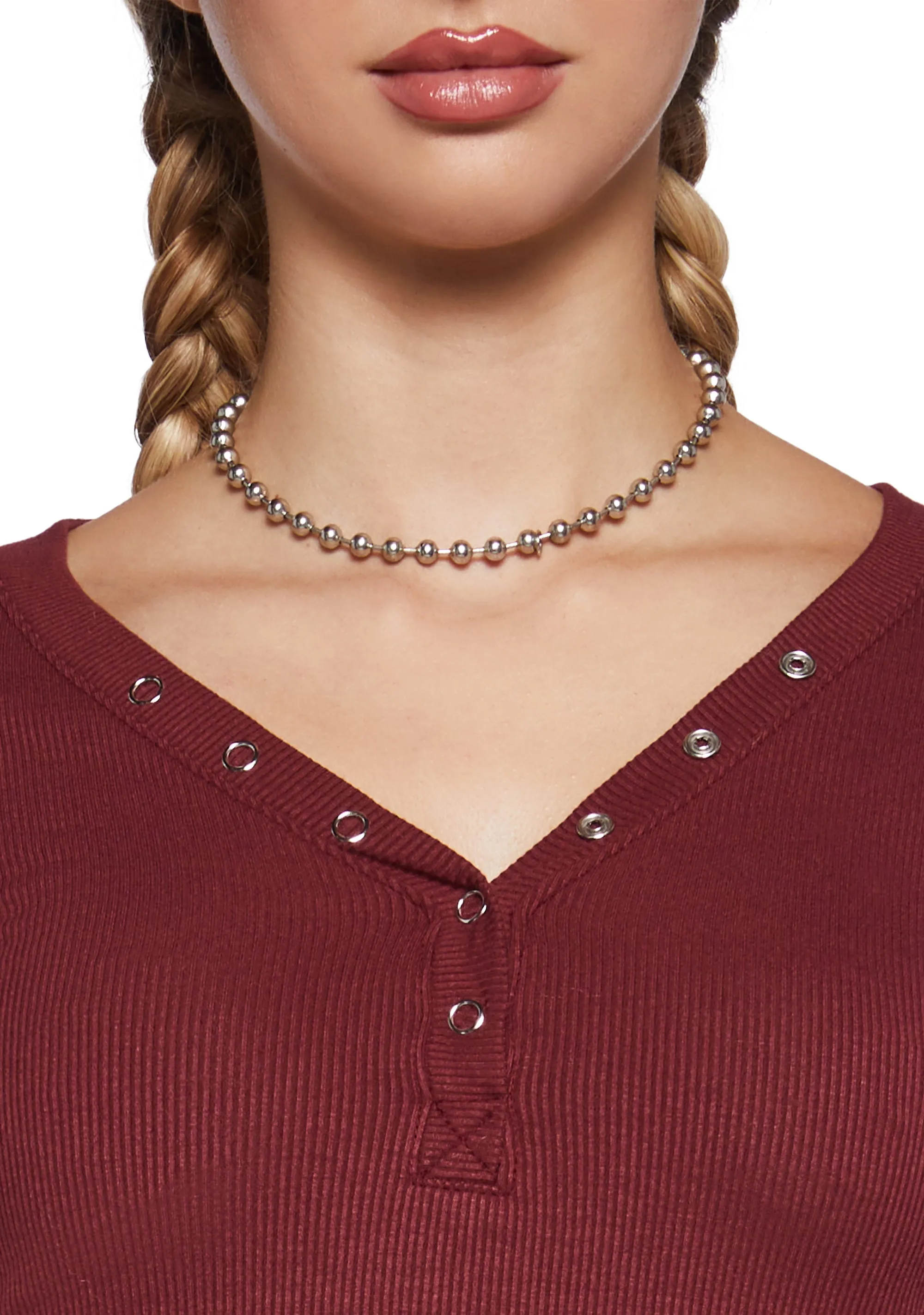 Understated Days Long Sleeve Tee - Red sold by Dolls Kill product image thumbnail 5