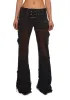 Belted Distressed Pants sold by Dolls Kill