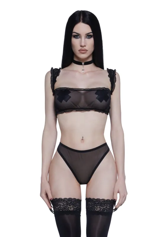 Relentless Soul Lingerie Set sold by Dolls Kill