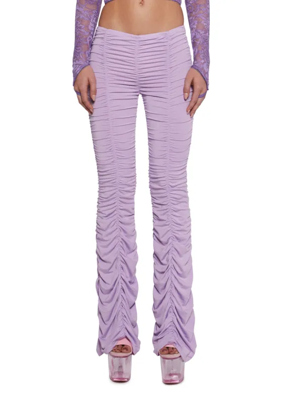 Lasso Babe Flare Pants - Lavender sold by Dolls Kill
