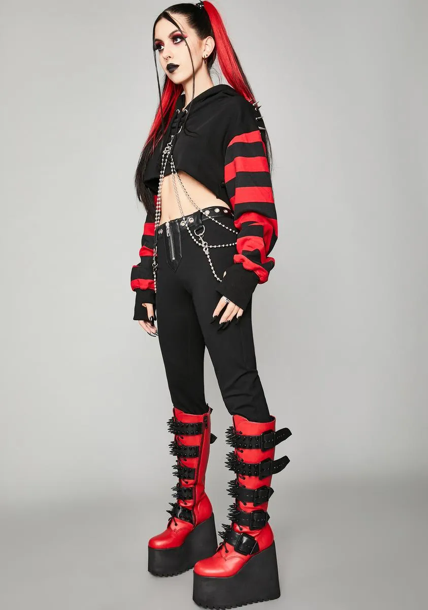 Lonely Souls Skinny Pants sold by Dolls Kill product image thumbnail 3