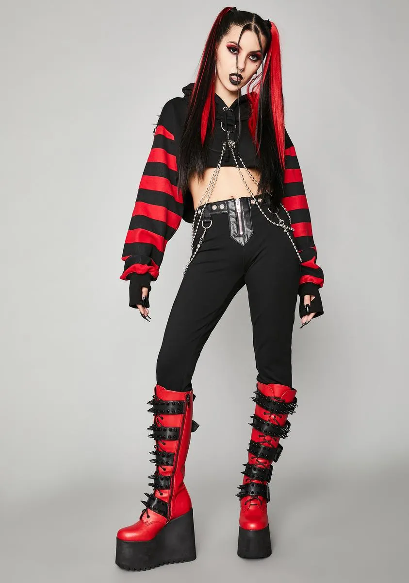 Lonely Souls Skinny Pants sold by Dolls Kill