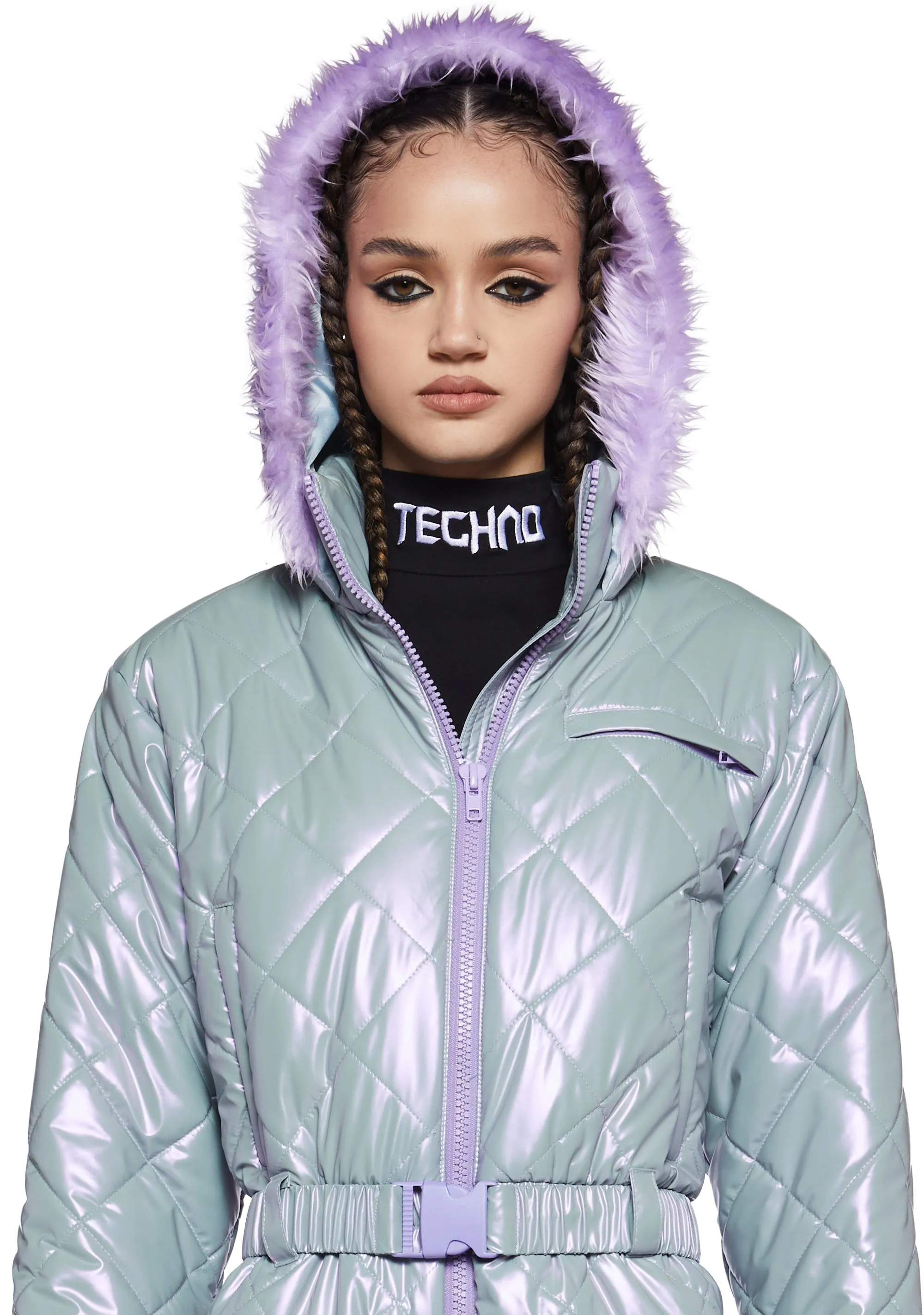 Euphoric Escapades Quilted Snowsuit sold by Dolls Kill product image thumbnail 3