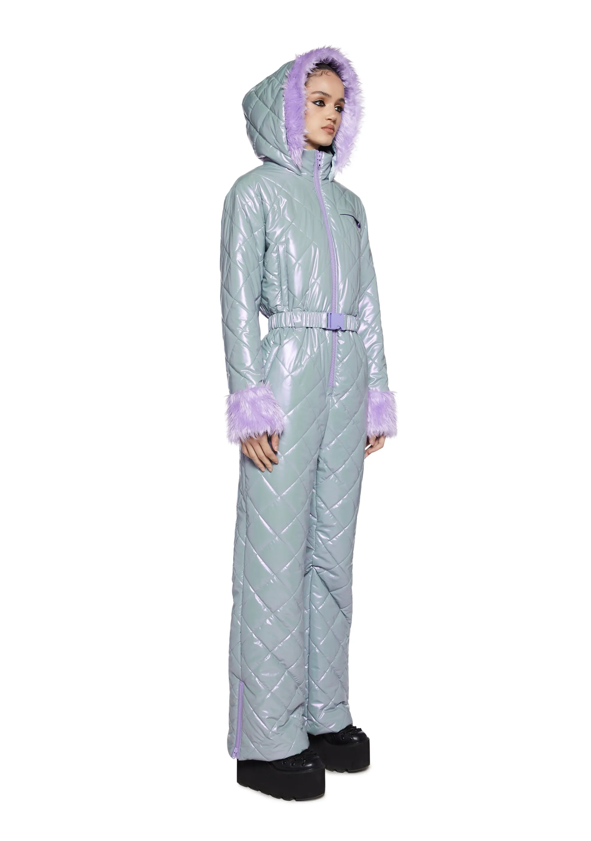 Euphoric Escapades Quilted Snowsuit sold by Dolls Kill product image thumbnail 4