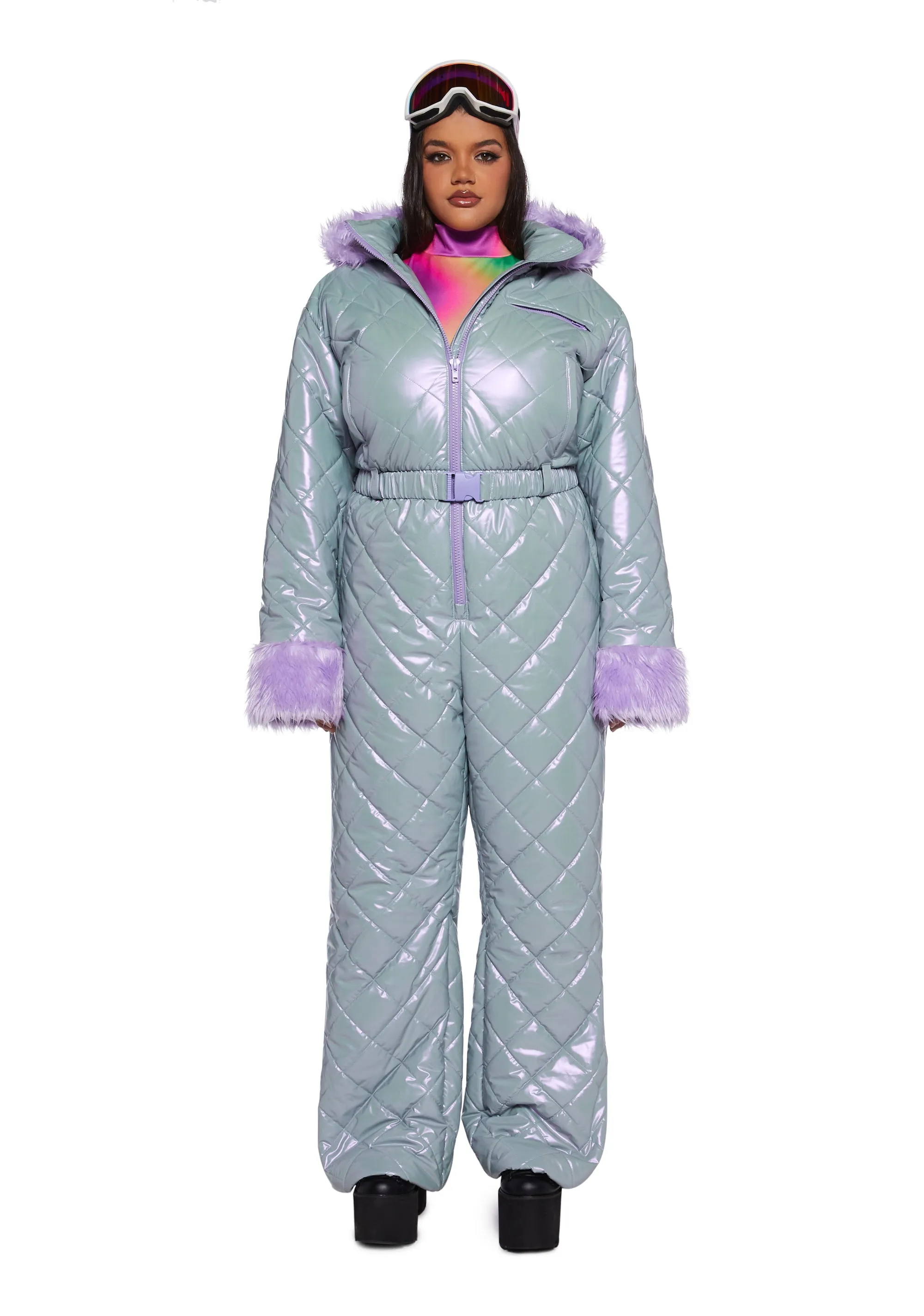 Euphoric Escapades Quilted Snowsuit sold by Dolls Kill product image thumbnail 2