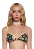 Such A Babe Knit Bralette - Floral sold by Dolls Kill