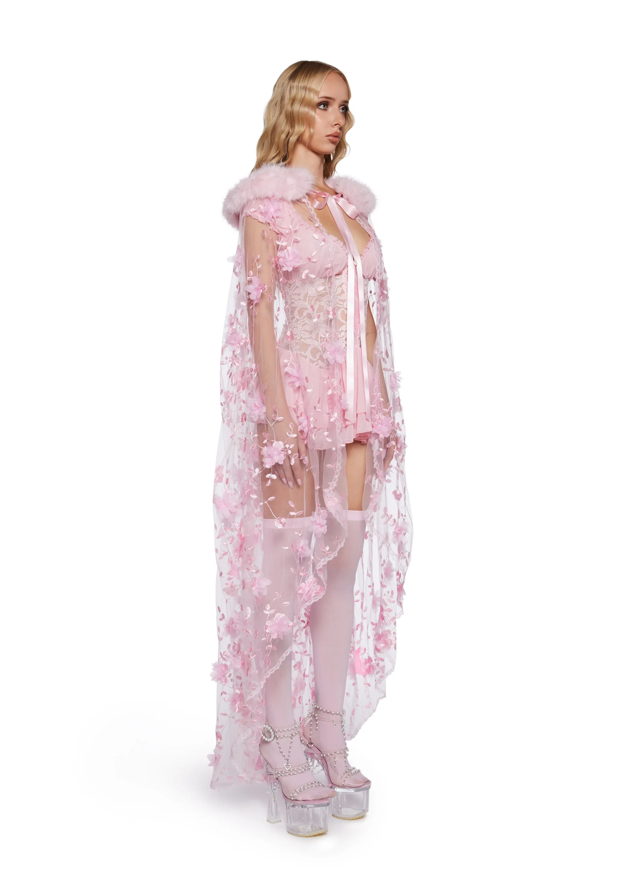 Noble Reign Floral Cape sold by Dolls Kill product image thumbnail 5