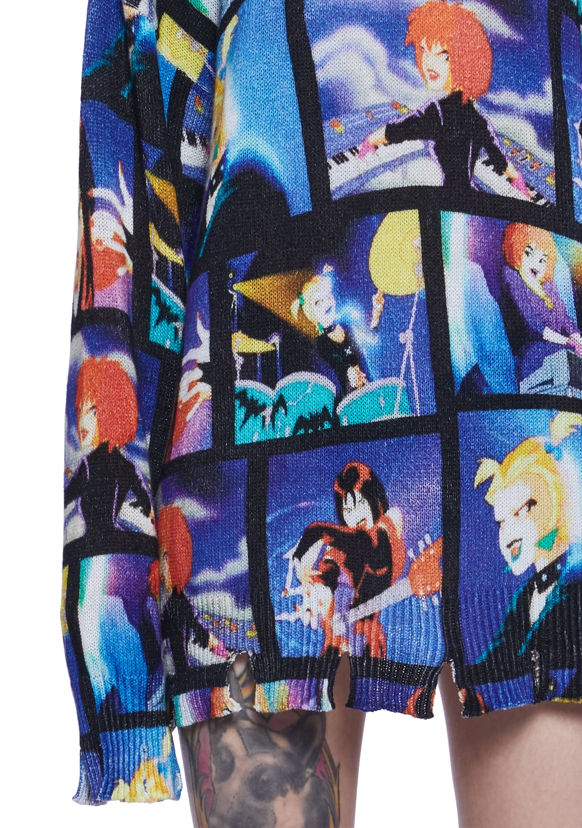 Spooky Girl Power Oversized Sweater sold by Dolls Kill product image thumbnail 5