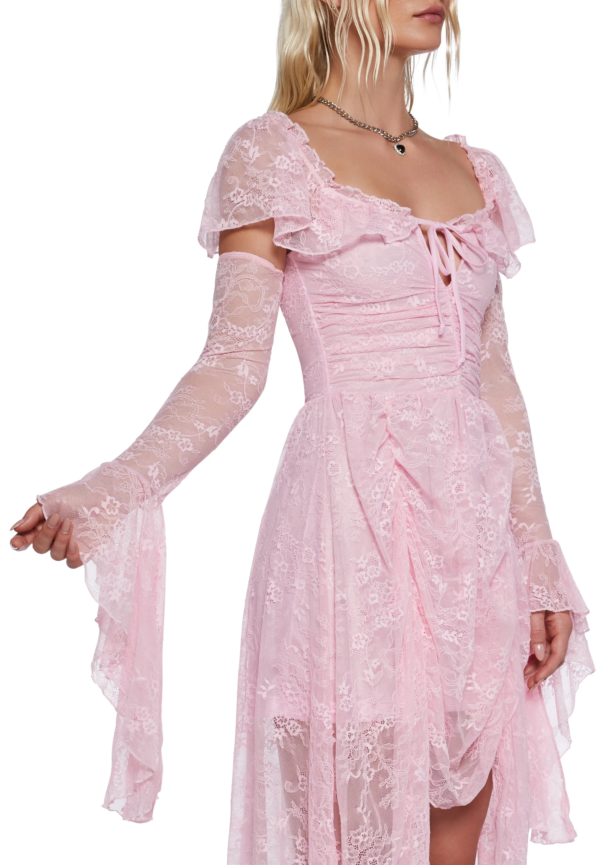 Ruled By Love High-Low Maxi Dress sold by Dolls Kill product image thumbnail 2