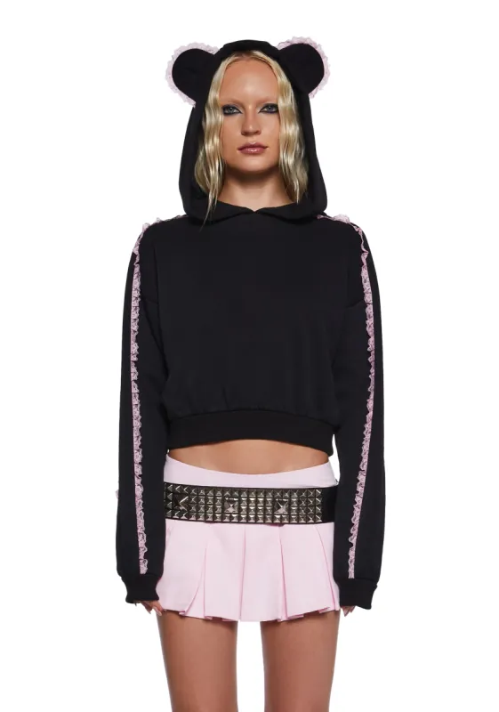 Fairy Tale Ending Cropped Hoodie sold by Dolls Kill
